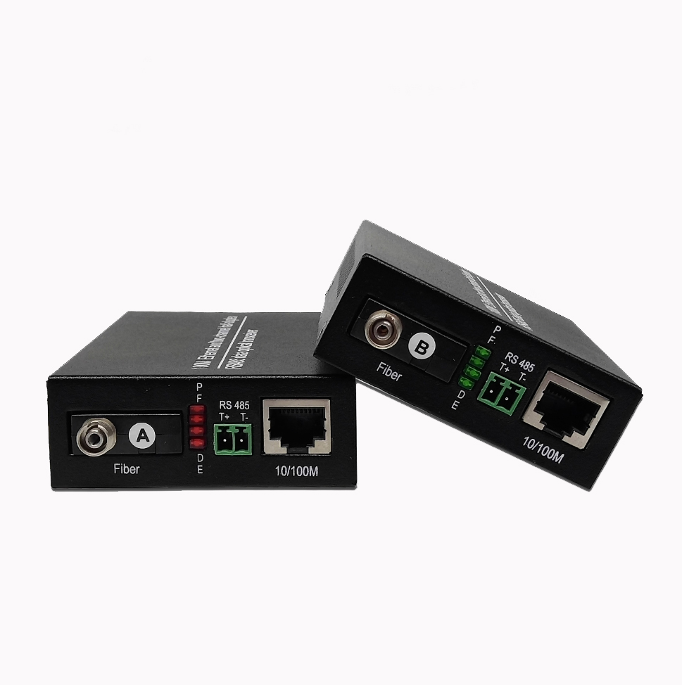 1路网络+1路RS485数据光端机