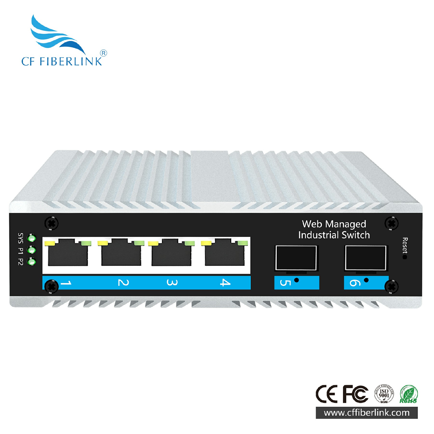 L2 WEB2光4电-SFP