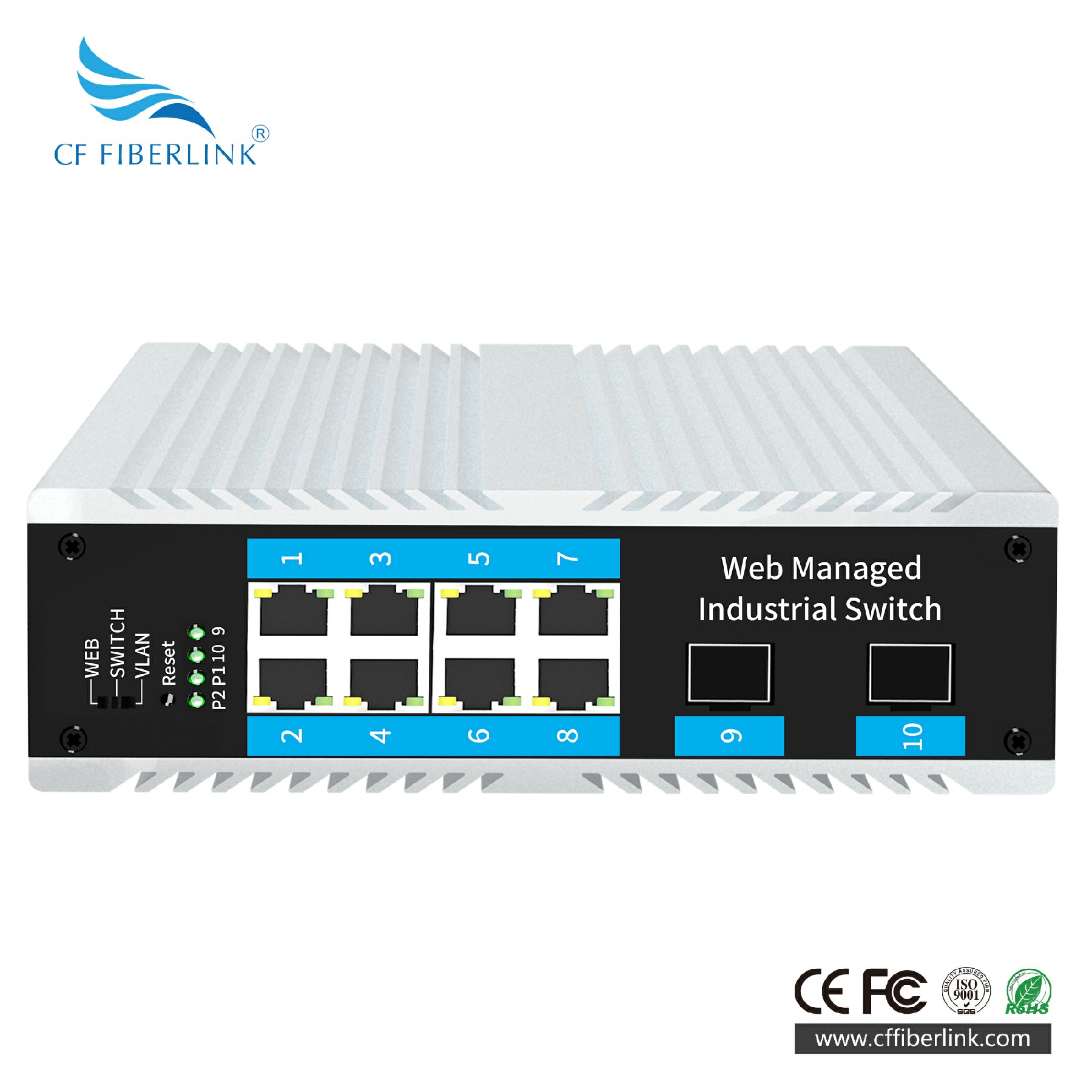 L2 WEB2光8电-SFP 