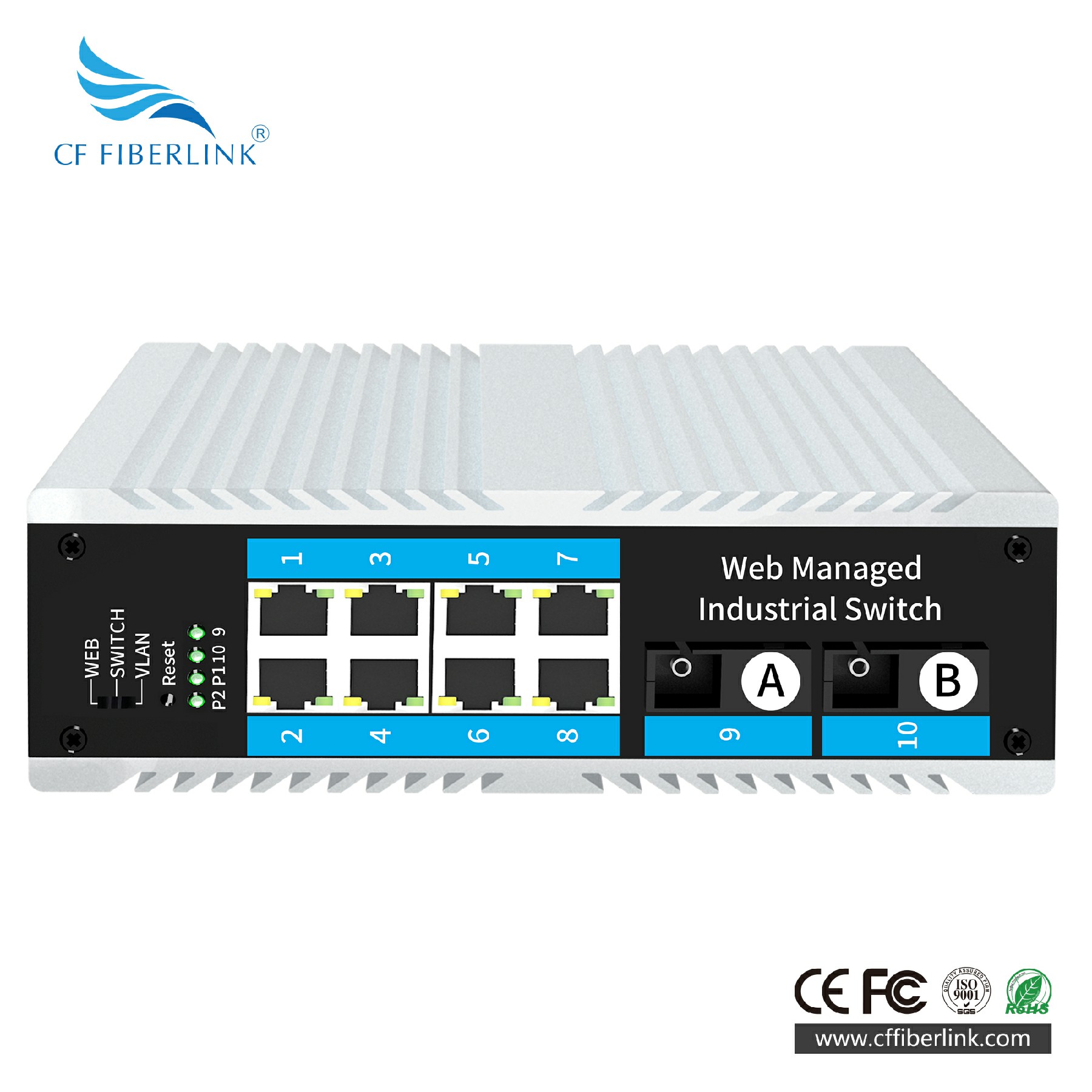 L2 WEB2光8电单模单纤