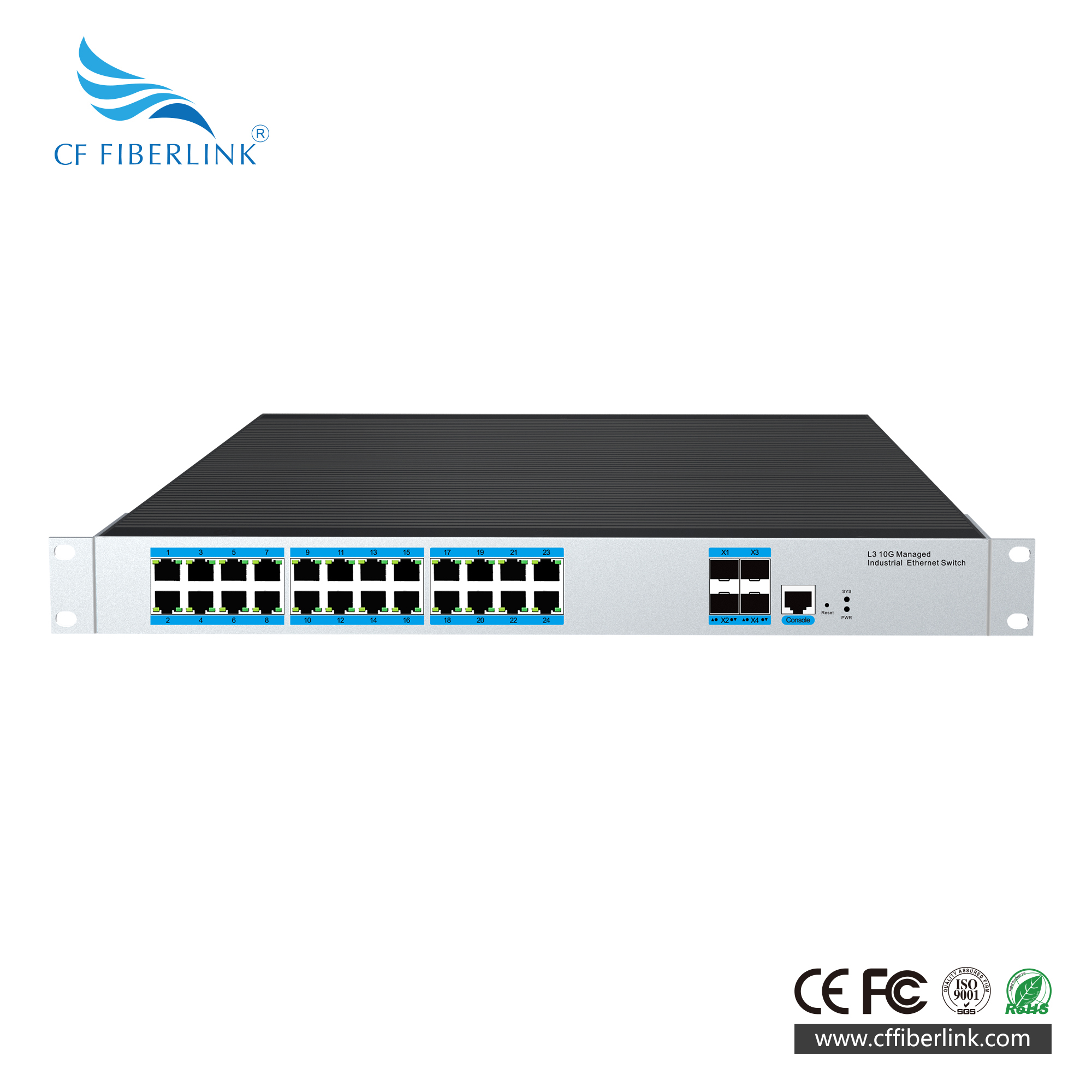 4万兆光24千兆电SFP